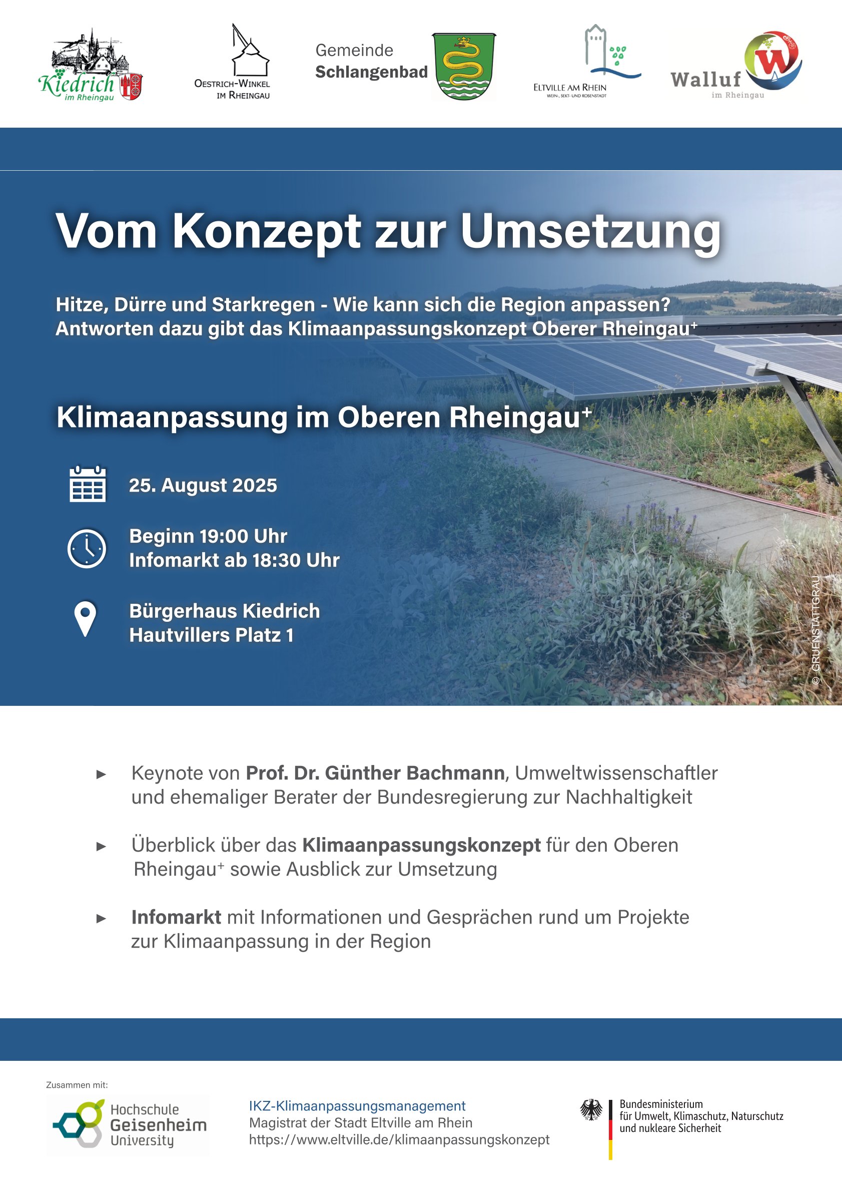 Klimaanpassungskonzept Schlangenbad Abschlussveranstaltung